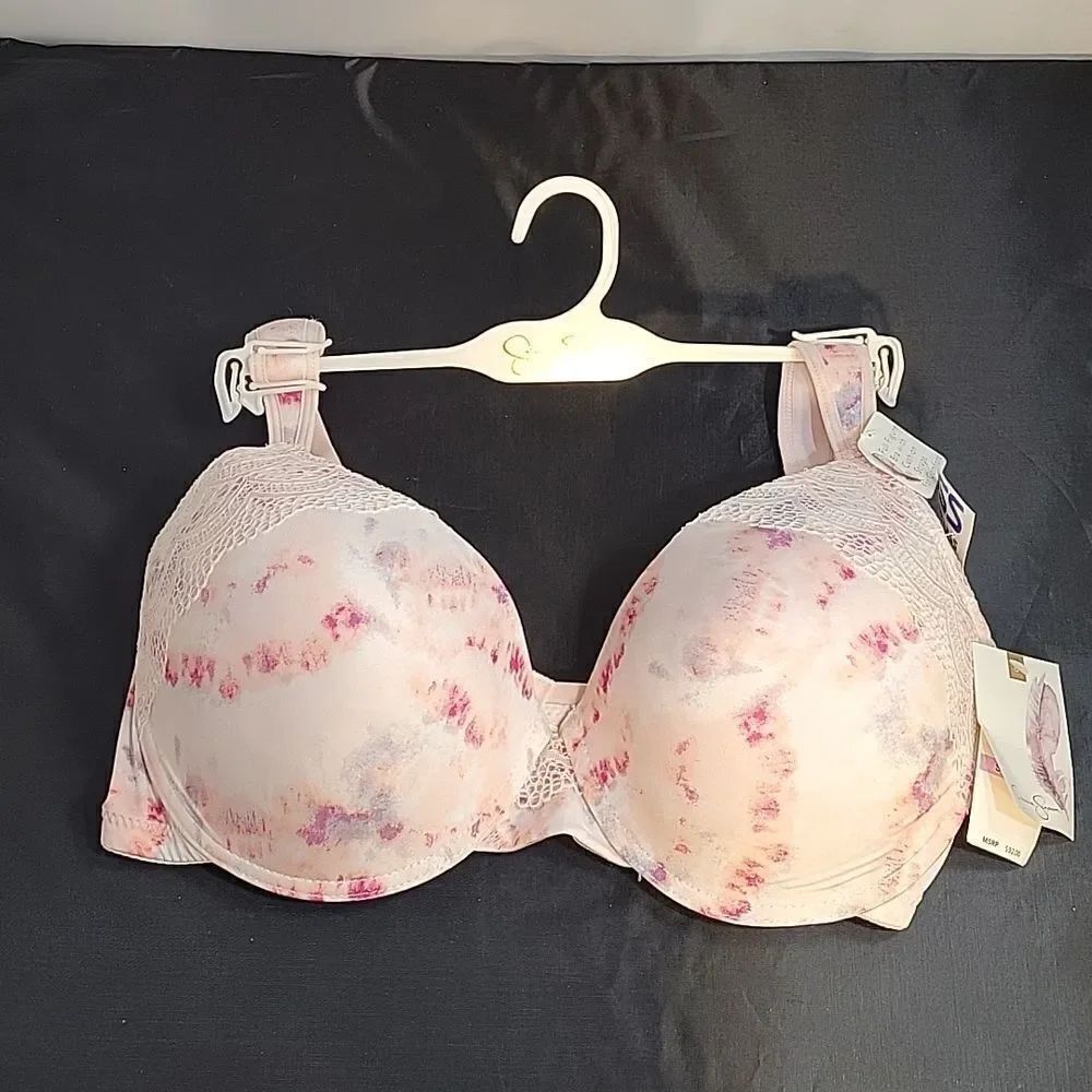 BRAND NEW JESSICA SIMPSON MULTI-COLOR FULL FIGURE BRA BRA WITH CUSHION STRAP